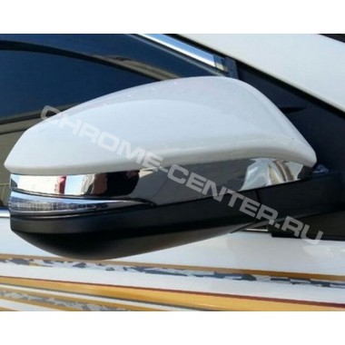 Накладки на зеркала (нерж.сталь) Toyota Rav4 (2013-/2016-) бренд – Omtec (Omsaline) главное фото